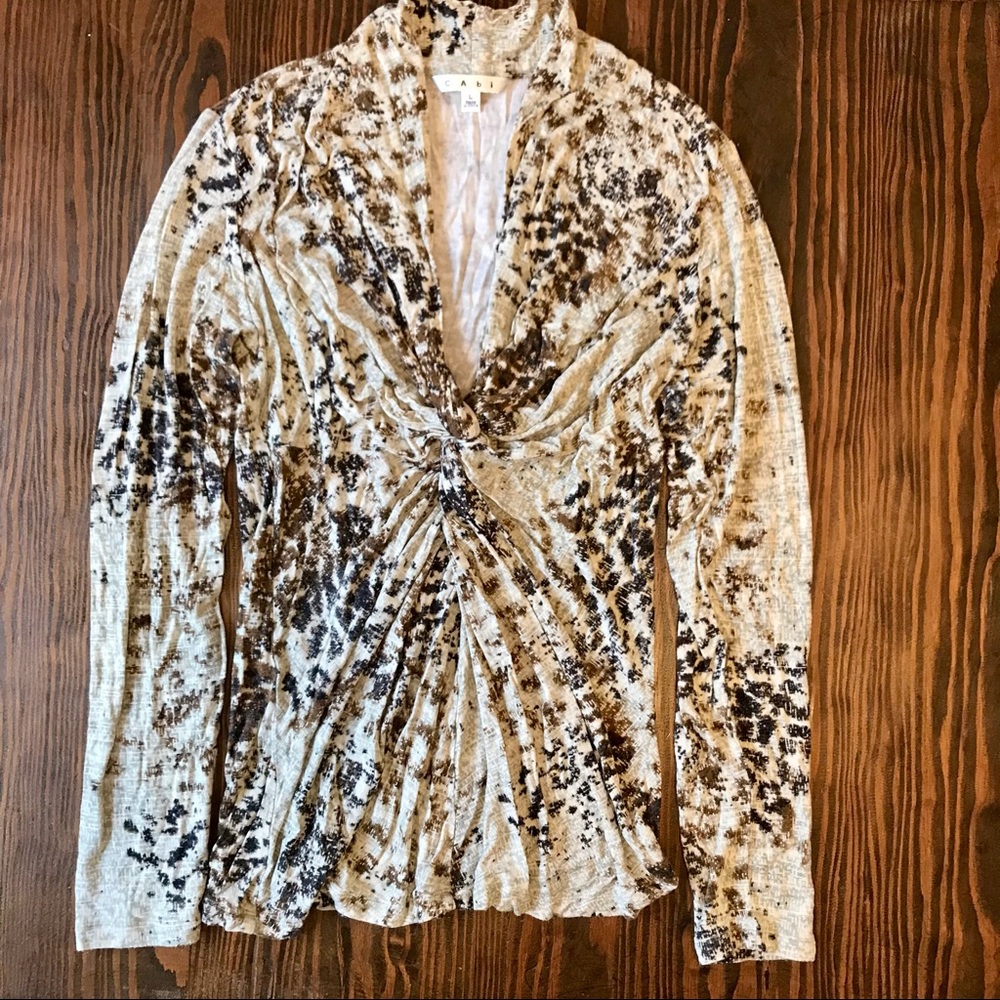 Cabi Large Multi Color Form Fitting Top